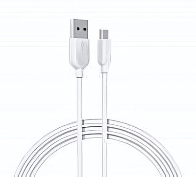 Кабель Borofone BX14 USB-microUSB 2.4A 2м PVC White