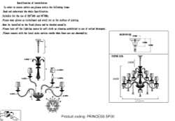 Люстра Crystal Lux PRINCESS SP30
