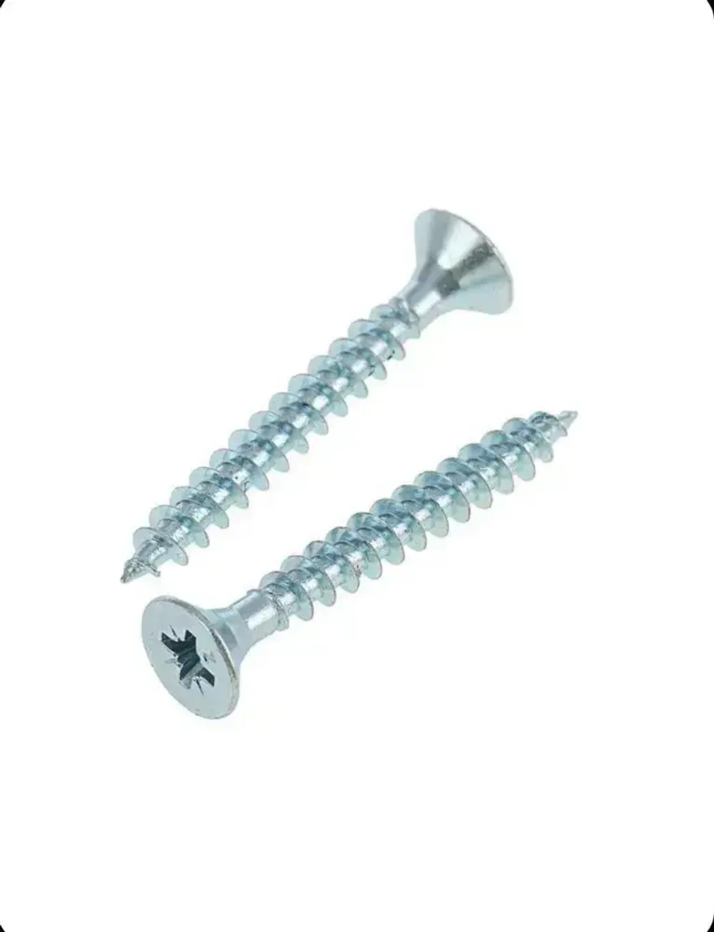 Саморезы 4х30 оцинкованные.25шт.