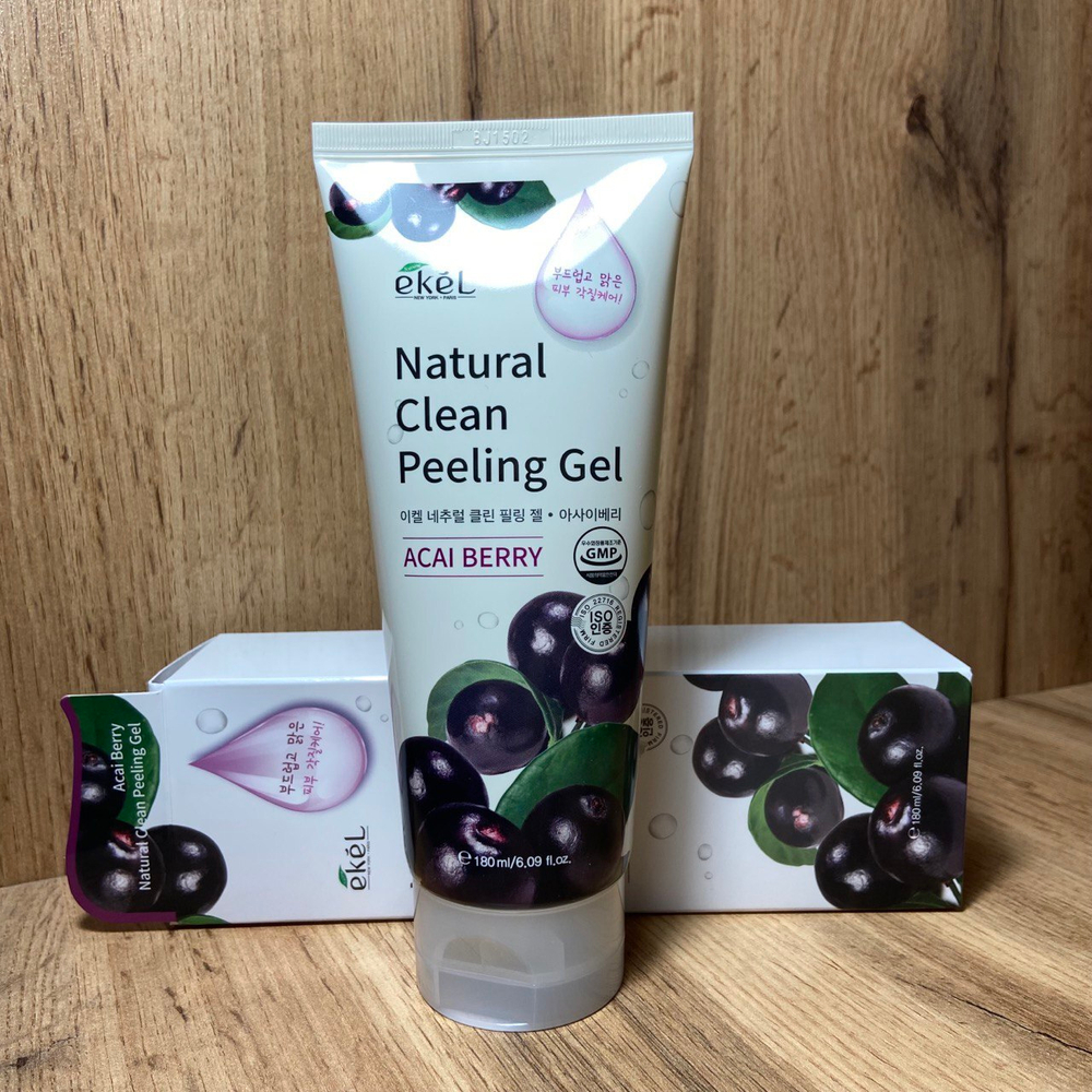 Пилинг-гель для лица Ekel Natural Clean Peeling Gel Acai Berry с экстрактом ягод асаи 180 мл