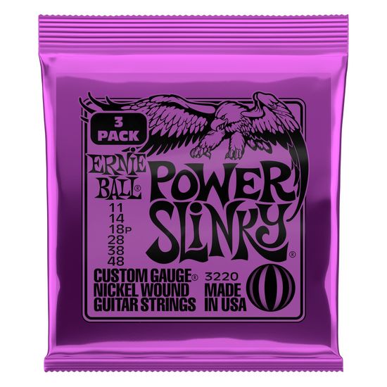 Струны для электрогитары 11-48 ERNIE BALL 3220 Nickel Wound Slinky Power