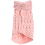 Кофта - свитер для мелких пород собак и кошек «BRO Style «, косички, цвет розовый, р M