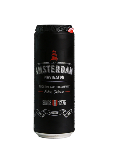 Пиво "Amsterdam Navigator крепкое" светлое пастеризованное 0.45 л.ж/б