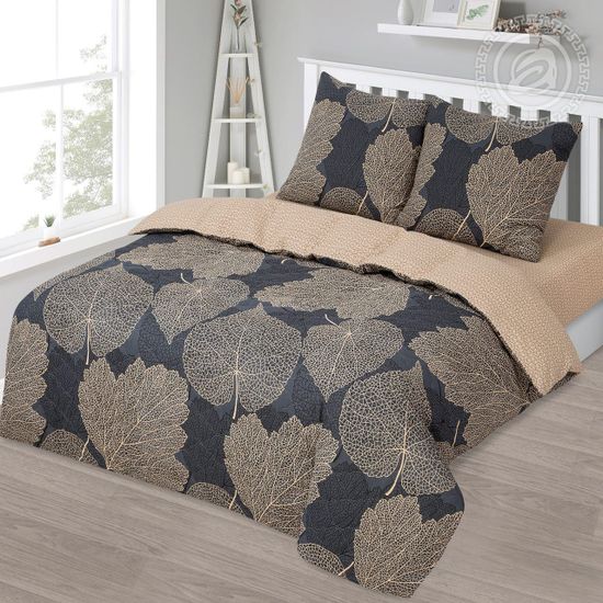 Евро комплект постельного белья Майрон Зима-Лето бязь