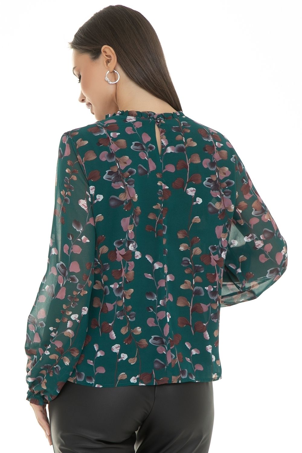 Блуза Волшебный шифон (грин) Diolche (Акция)