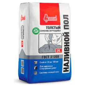 Базовая смесь пол наливной Старатели толстый 25 кг