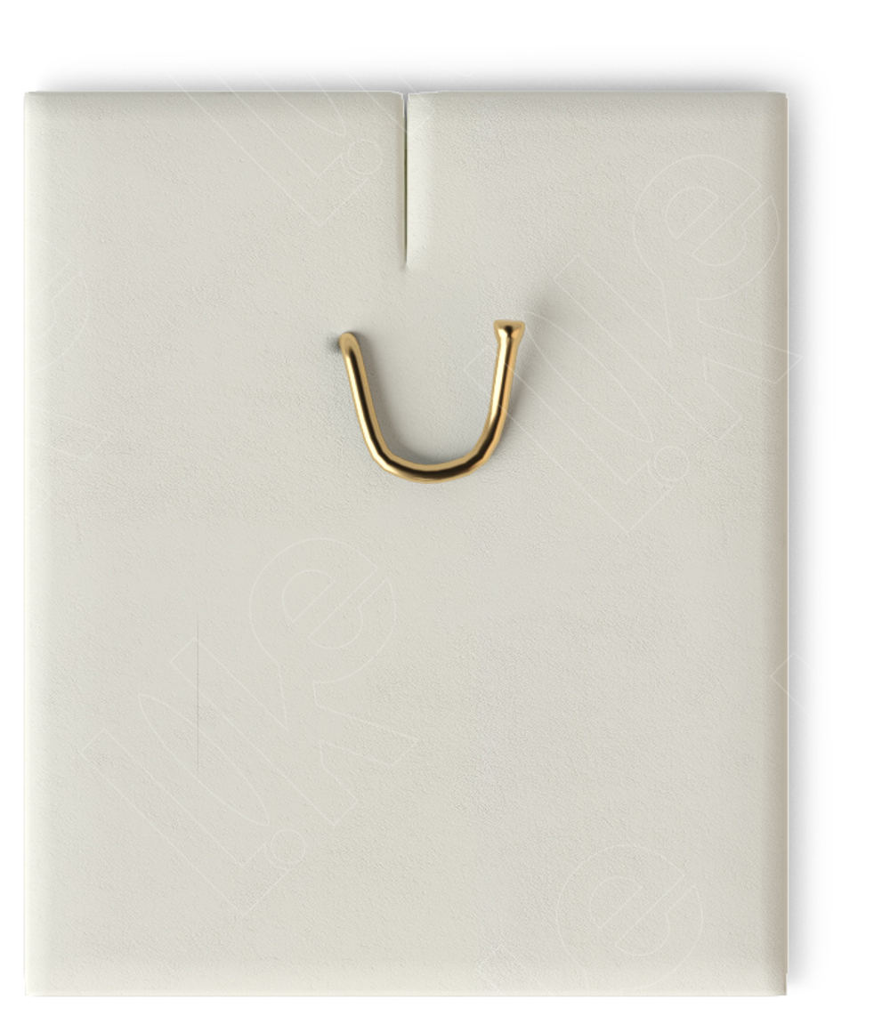 Вкладыш 09/наклонный/для подвески/крючок/прорезь для нитки