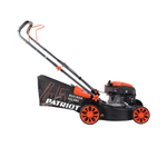 Газонокосилка бензиновая PATRIOT PT 400, 41см, 3,5л.с, 130сс, трав. 45л ткань, 3 уровня(25-65), метал. дека