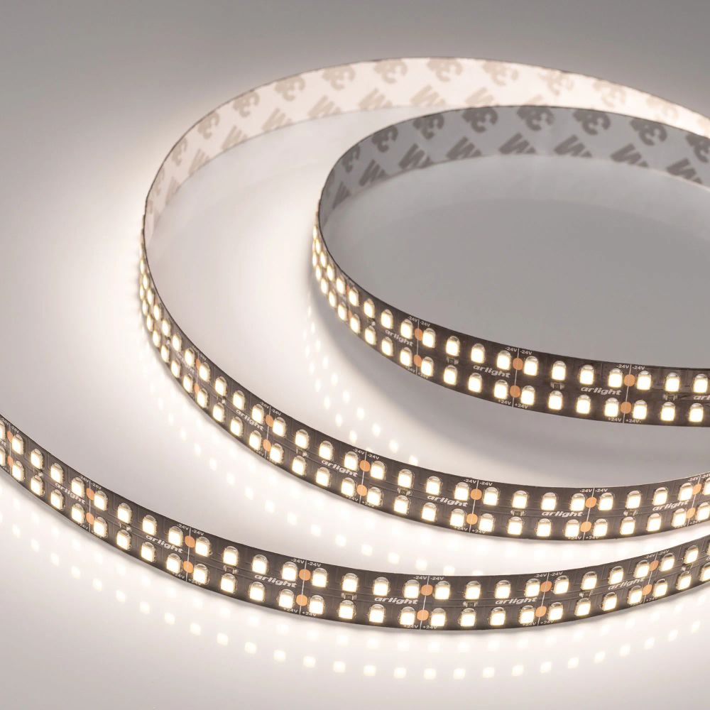 Светодиодная лента RT-A320-BLACK-15mm 24V Day4000 (24 W/m, IP20, 2835, 5m) (Arlight, высок.эфф.150 лм/Вт) 032608(2)