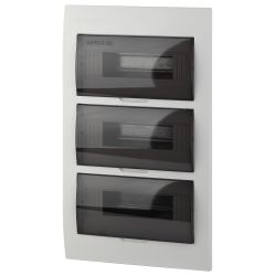Корпус пластиковый встраиваемый ЭРА SIMPLE ЩРВ-П-36 IP41 прозрачная крышка белый | Корпуса пластиковые