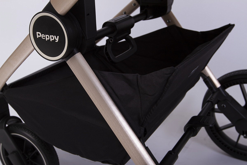 Детская коляска Peppy Monaco GP 3 в 1 Beige рама беж