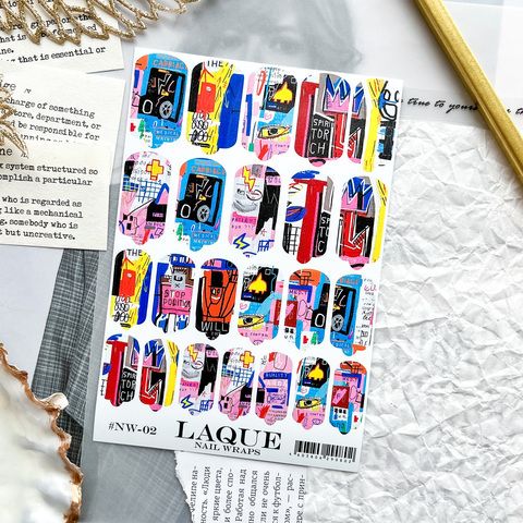 Пленки LAQUE NAIL WRAPS №2