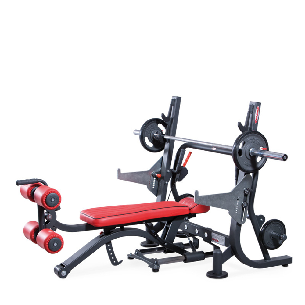 Олимпийская мульти скамья с отрицательным наклоном PANNATA Freeweight High Performance OLYMPIC MULTI BENCH 1HP206