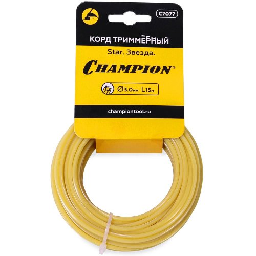 Леска CHAMPION Star 3.0мм*15м (звезда) в мотке   C7077