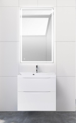 Тумба подвесная с раковиной BelBagno MARINO-H60-700-2C-SO-BL-P
