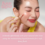 Hince, Dewy Liquid Cheek, жидкий крем для лица, LC005, красный, 6 мл (0,2 жидк. унции)