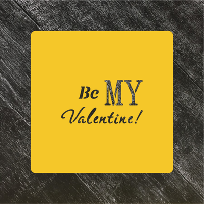Трафарет любовь №71 Be my valentine