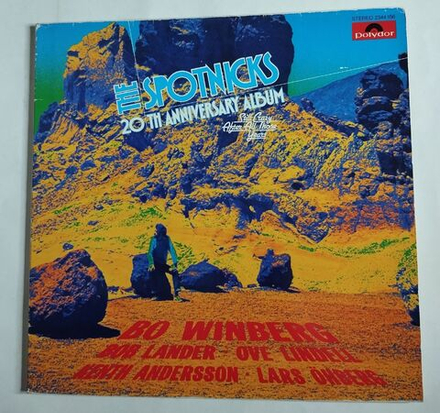 Винтажная виниловая пластинка LP The Spotnicks 20th Anniversary Album Still Crazy After All Those Years (Germany 1980)