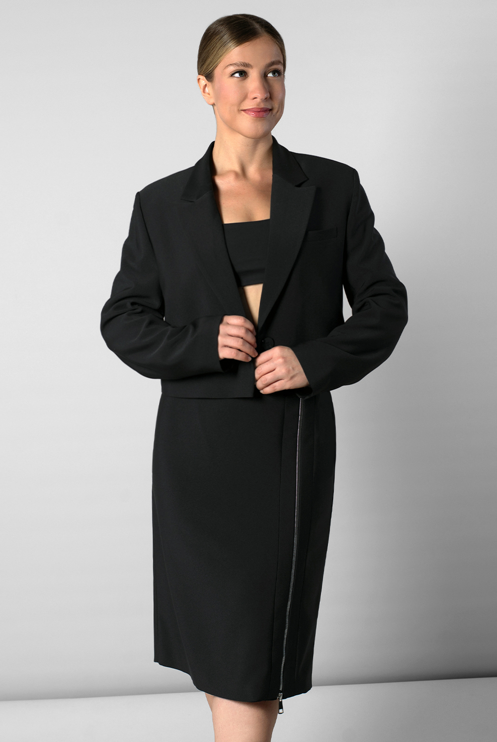 Жакет женский 4401зп, черный #70Ч044401зп