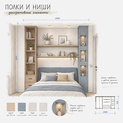 Полки и ниши