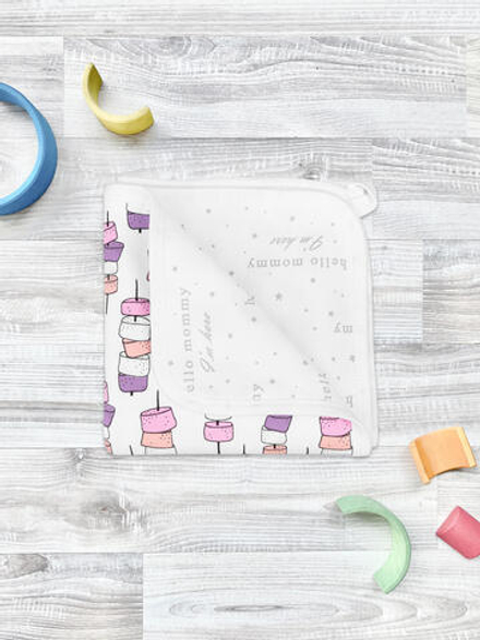 Двусторонний плед Mjölk Маршмэллоу