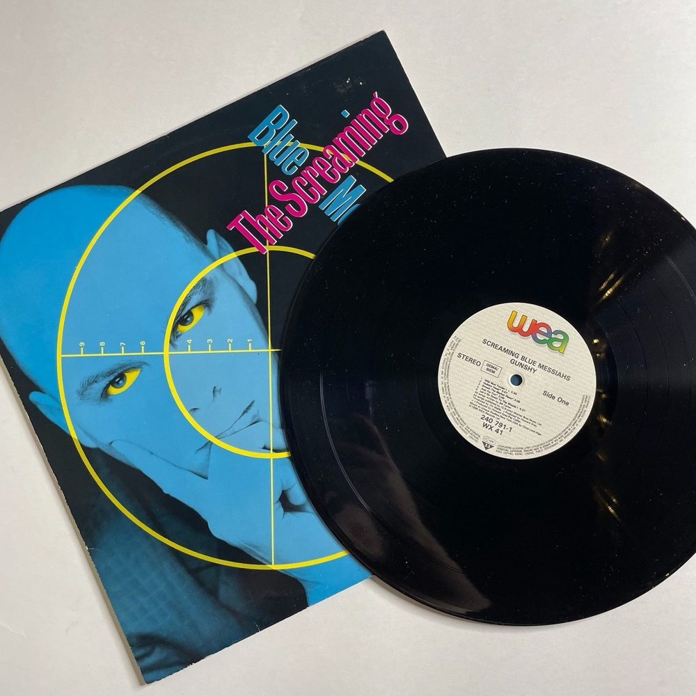 Винтажная виниловая пластинка LP The Screaming Blue Messiahs Gun Shy (Germany 1986)