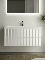 Тумба с раковиной Sancos SNOB R SNR100W 100 Bianco