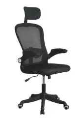 Кресло офисное Gramber С01 Сетка черная/Ткань черная