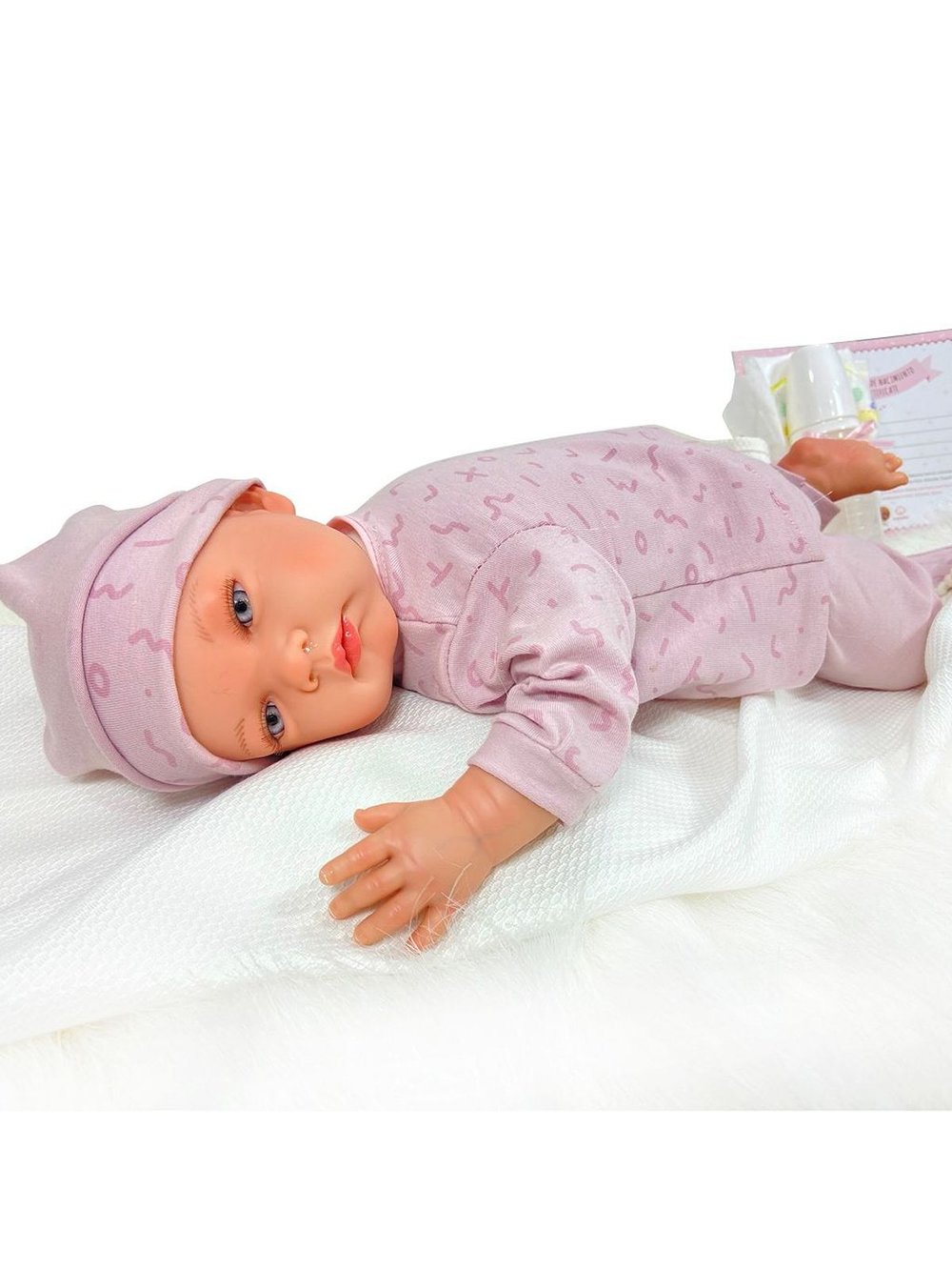 Кукла Реборн Nines 48см Celia мягконабивная (N0213)