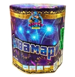 Батарея салютов Аквамарин (FP-B202) новый дизайн от Фаворит Пиро Групп, 19 залпов, 30 мм