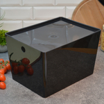 Контейнер для хранения 16л "Versa", прозрачно-черный