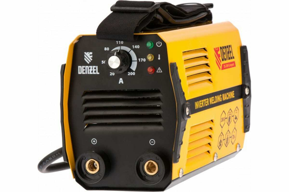 Аппарат инвертор дуговой сварки 200 А, ПВ DENZEL DS-200 Compact 94373