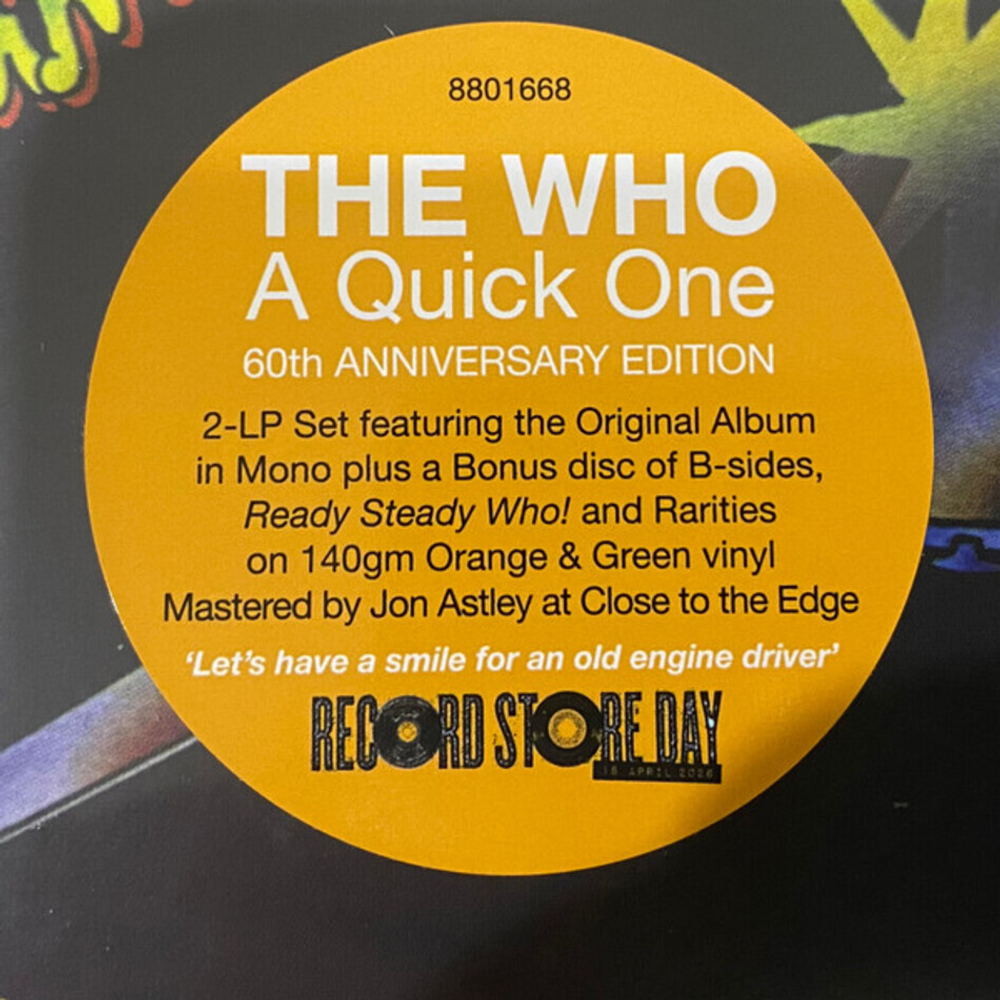 The Who / A Quick One (Limited Edition)(Coloured Vinyl)(2LP)