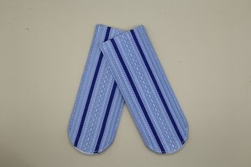 Погоны "Юстиция МВД" серо-голубые с 2 васильковыми просветами (пластик)