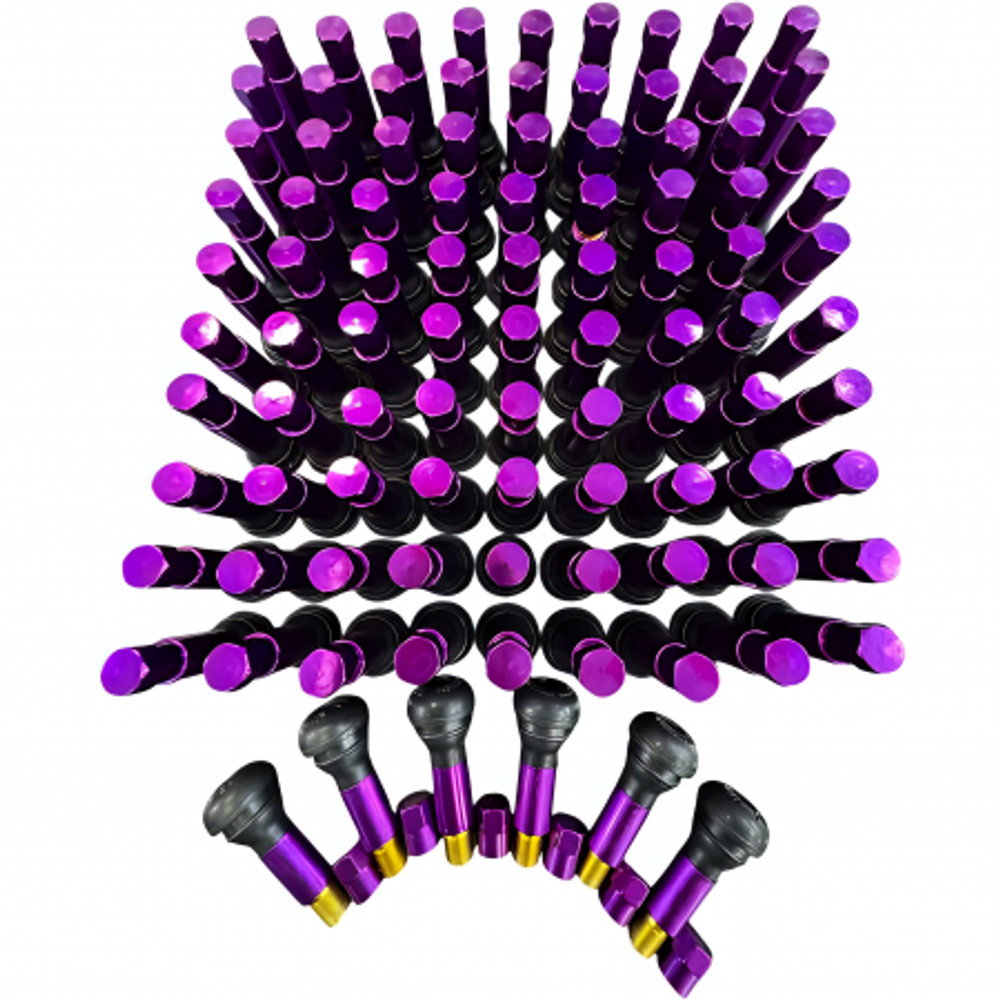 Вентиль колеса автомобильный GWK0100 Great Wolf в сборе, фиолетовый (100шт)