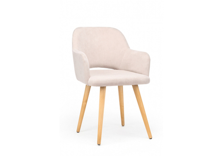 Стул деревянный Woodville Эолин латте (glory 10), светлое дерево, ножки натуральные