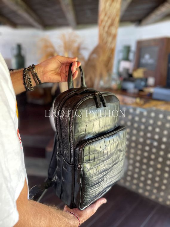Мужской рюкзак из кожи крокодила BG-480