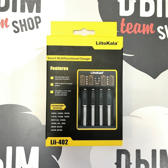Зарядное устройство LiitoKala Lii-202 4x (универсальное для всех аккумуляторов)