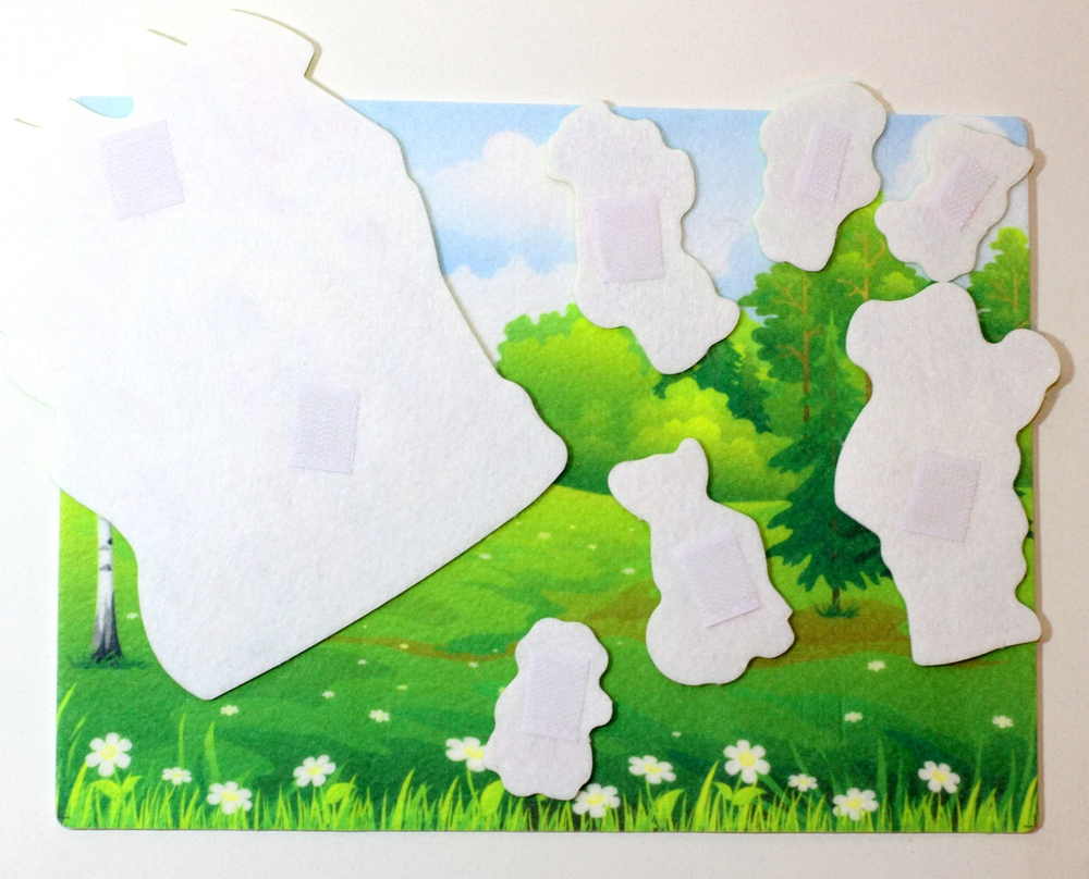 Набор из фетра на липучках Теремок