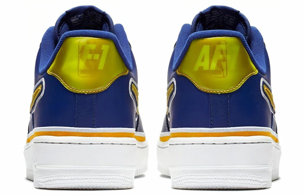 Кроссовки Nike Air Force 1 Sport Nba Deep Royal University Gold