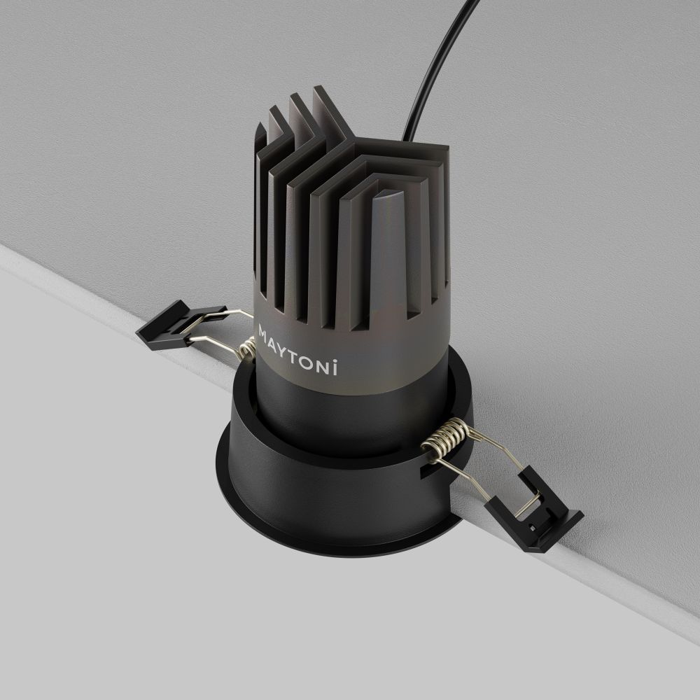 Светильник встраиваемый светодиодный Maytoni   DL118-15W-3K-B