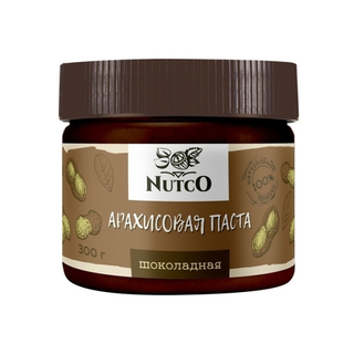Nutco Арахисовая паста Шоколадная (300 гр.)