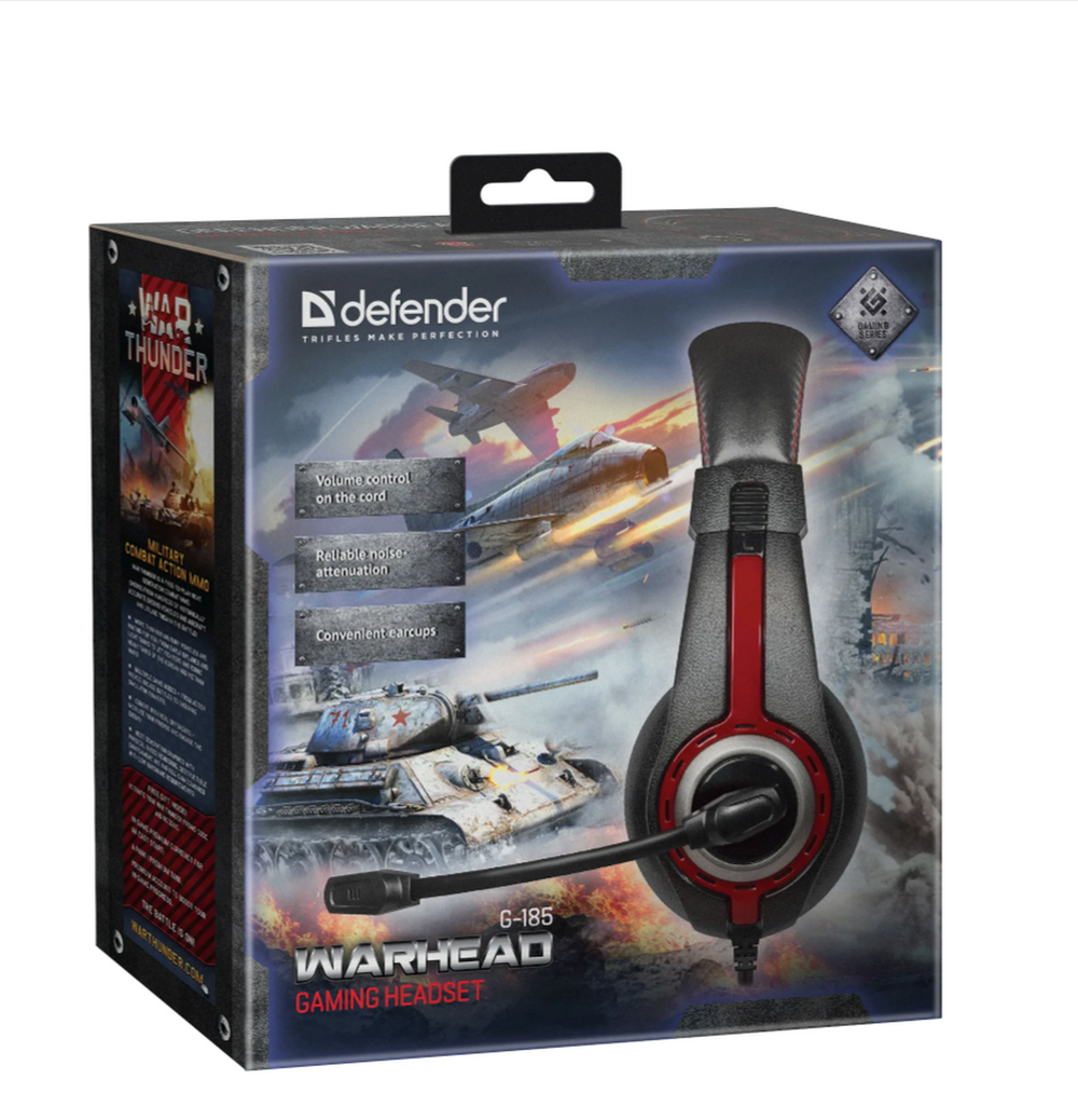 Наушники-гарнитура Defender Warhead G-185 игровые
