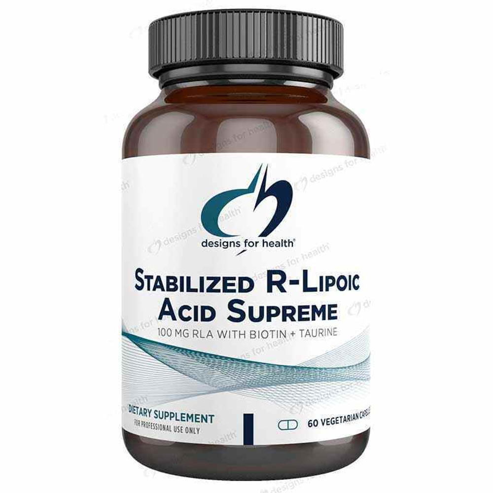 Designs For Health - Stabilized R-Lipoic Acid Supreme - 60 capsules
