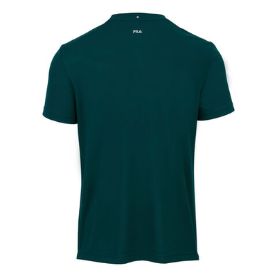 Мужское теннисное поло Fila Emilio T-Shirt Men - Dark Green