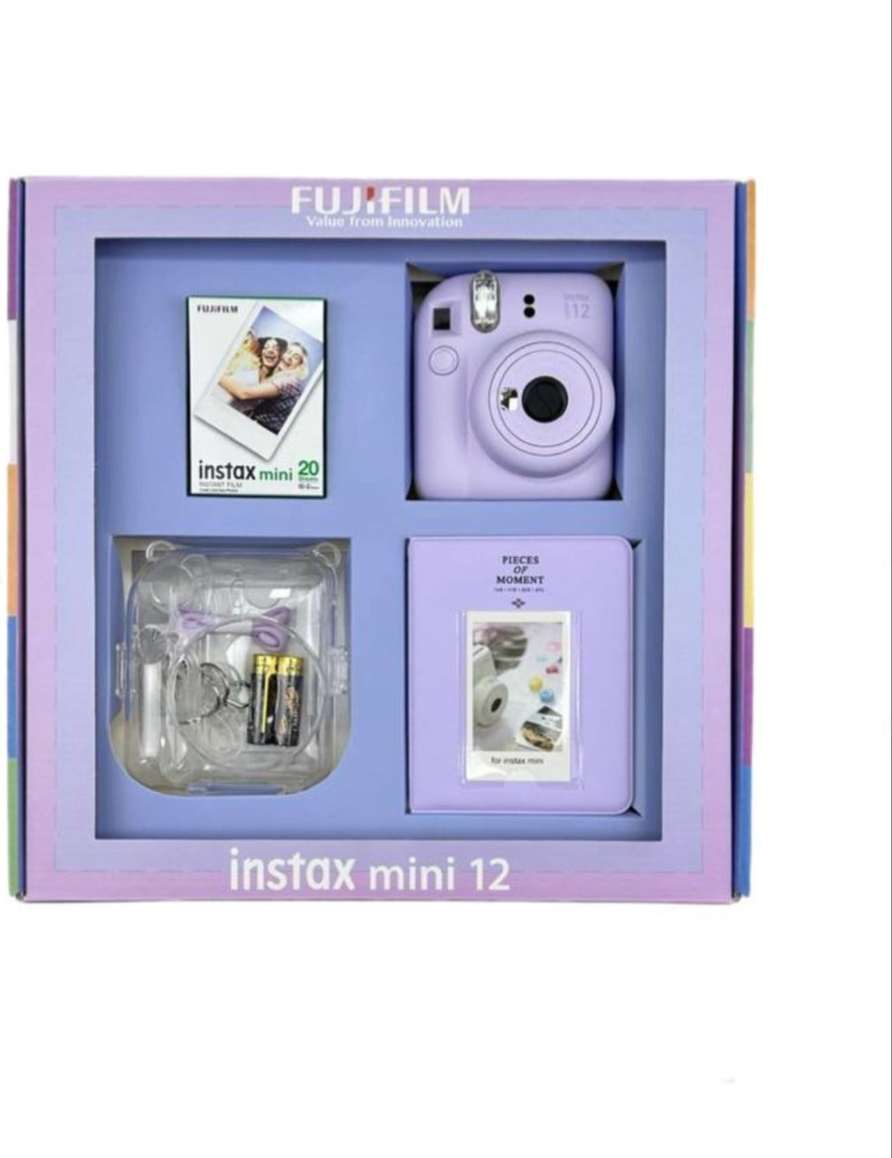 ФОТОКАМЕРА МОМЕНТАЛЬНОЙ ПЕЧАТИ FUJIFILM INSTAX MINI 12 ФИОЛЕТОВЫЙ
