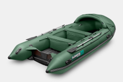 Надувная лодка GLADIATOR E420PRO зеленый