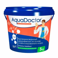 AquaDoctor C-60 - 5кг - Ударный хлор для бассейна в гранулах