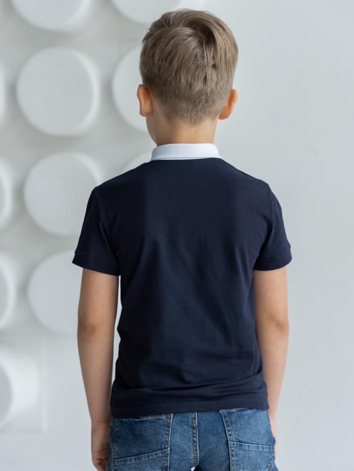 Футболка-поло из хлопка