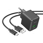 Зарядное устройство на Micro-USB Hoco CS12A QC3.0 (black)